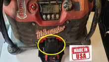 Load image into Gallery viewer, Milwaukee M18 Lithium Battery to V18 Radio Adapter
