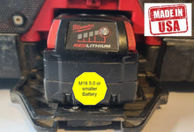 Load image into Gallery viewer, Milwaukee M18 Lithium Battery to V18 Radio Adapter
