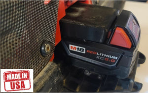 Milwaukee M18 Lithium Battery to V18 Radio Adapter